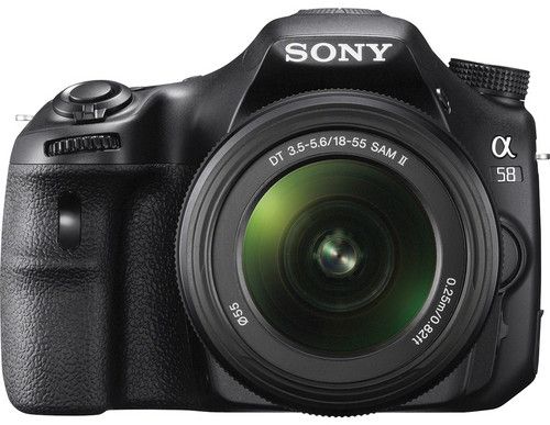 Sony Alpha SLT-A58 Digital SLR Camera with DT 18-55mm f/3.5-5.6 SAM II Lens