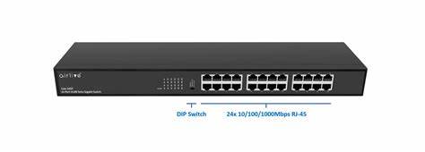 24-port SOHO Gigabit switch, VLAN, Plug and Play